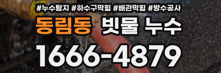 동림동 빗물 누수