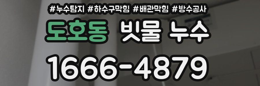 도호동 빗물 누수
