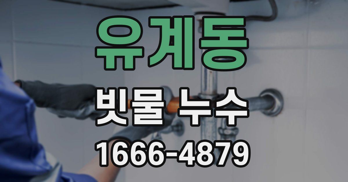 유계동 빗물 누수