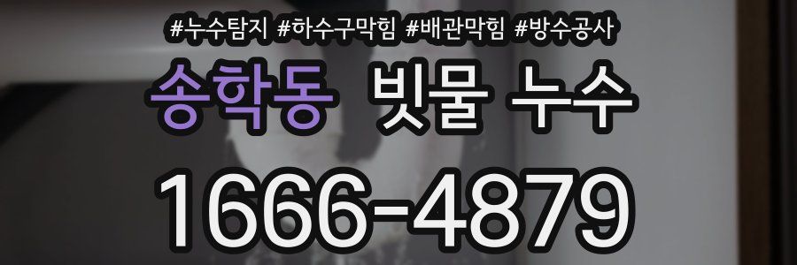 송학동 빗물 누수