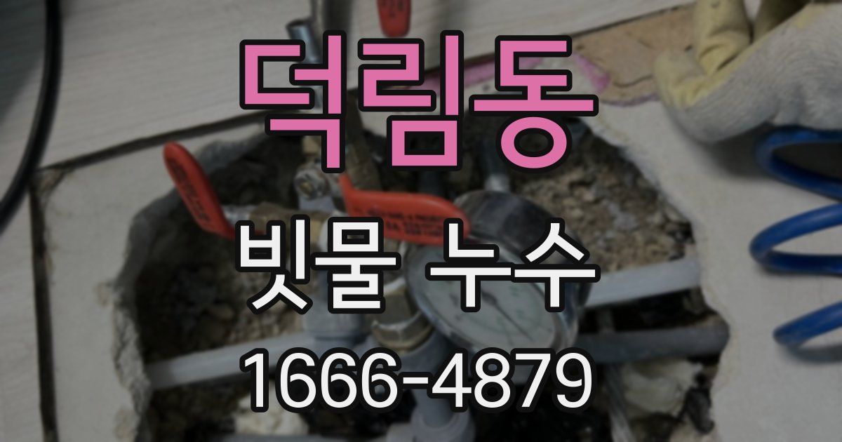 덕림동 빗물 누수