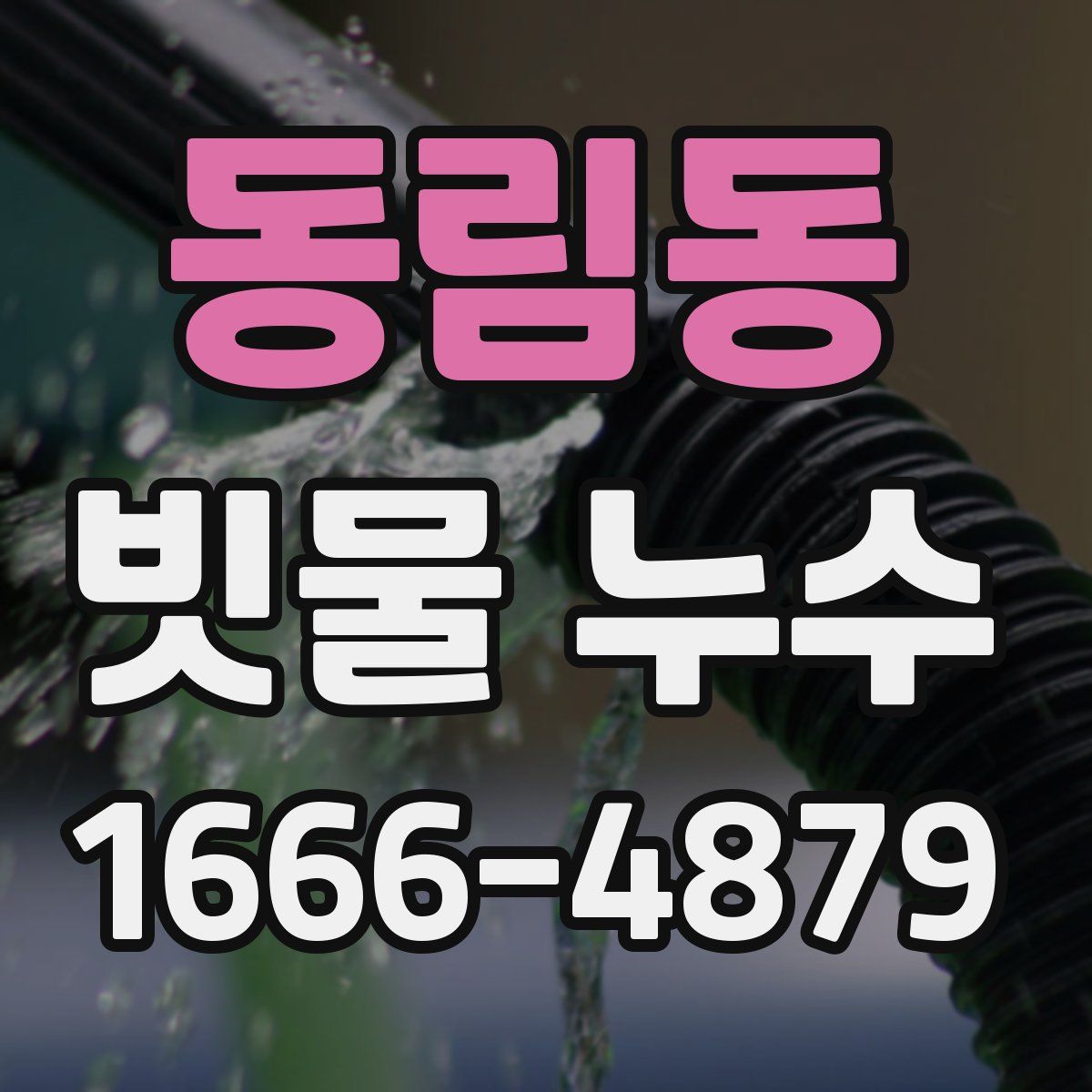 동림동 빗물 누수