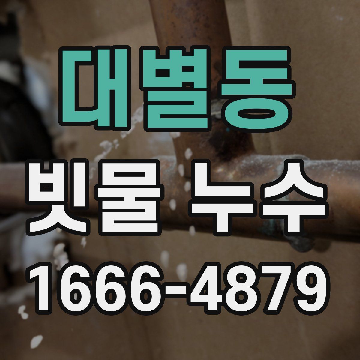 대별동 빗물 누수