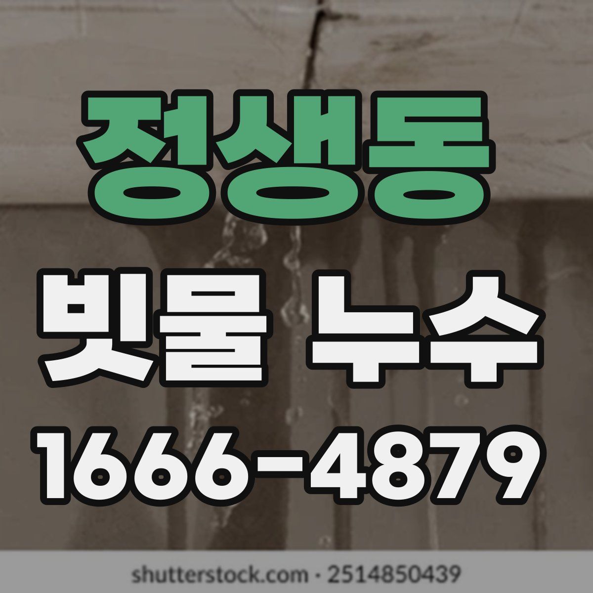 정생동 빗물 누수