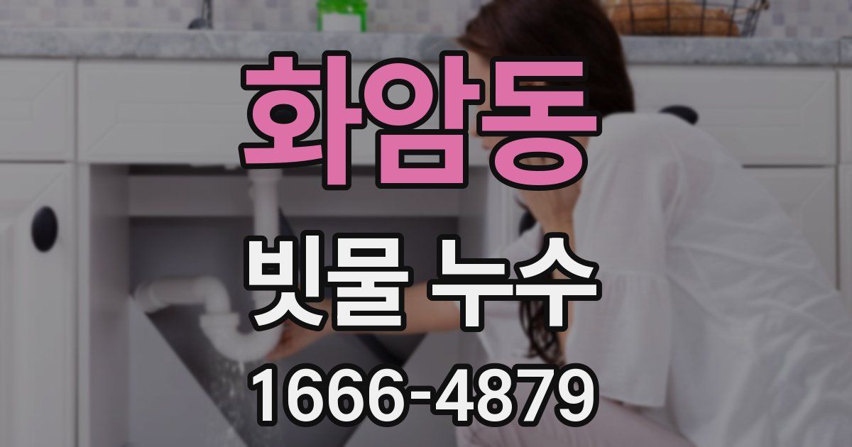 화암동 빗물 누수
