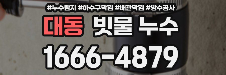 대동 빗물 누수