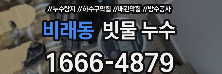 비래동 빗물 누수