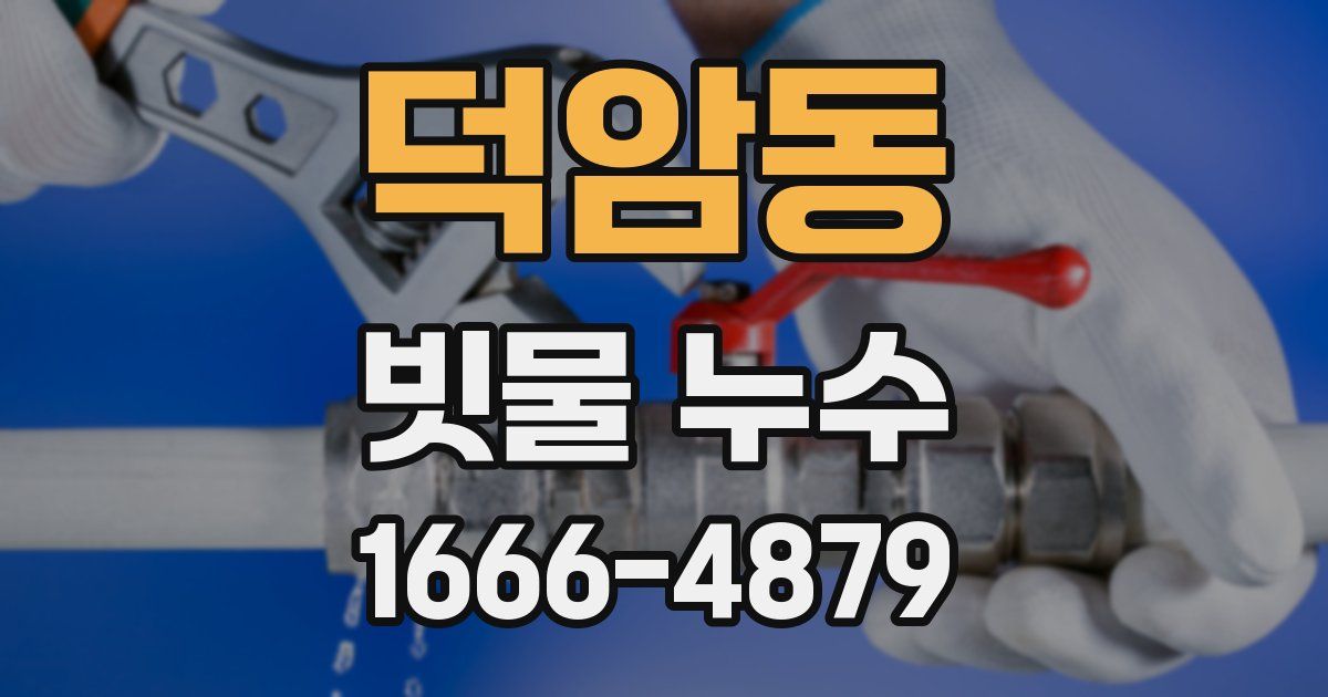 덕암동 빗물 누수