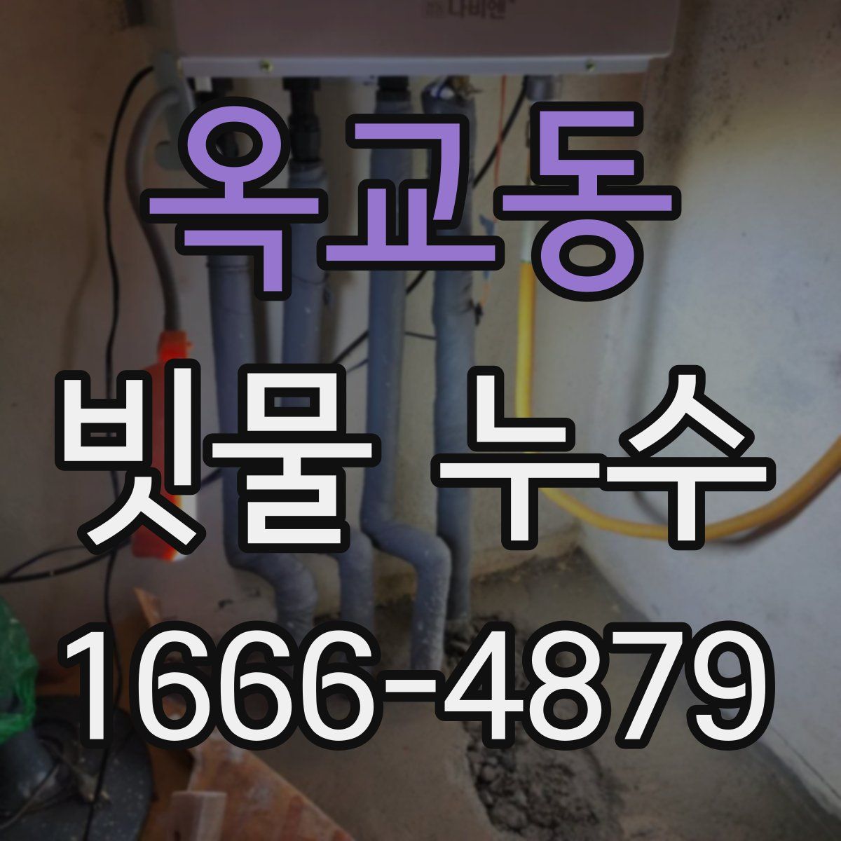 옥교동 빗물 누수