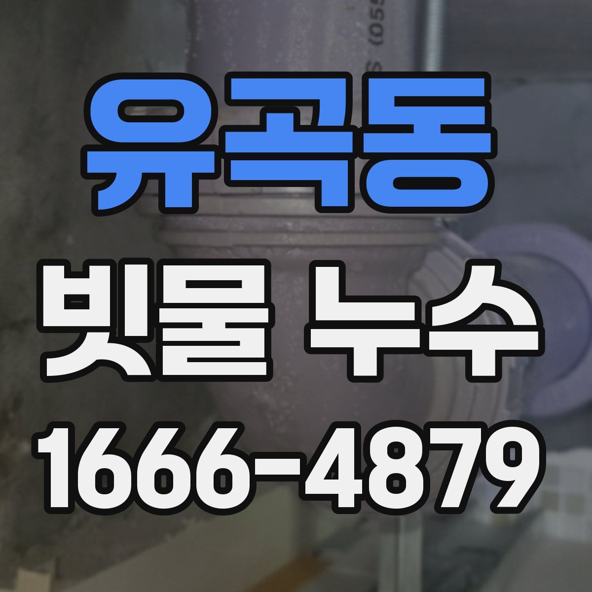 유곡동 빗물 누수