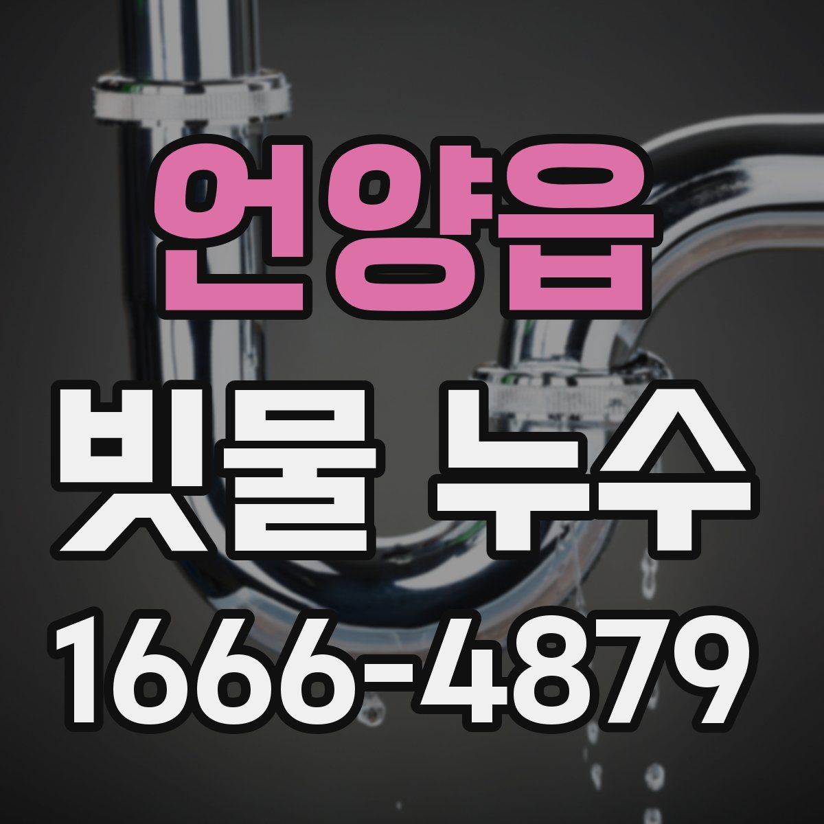 언양읍 빗물 누수
