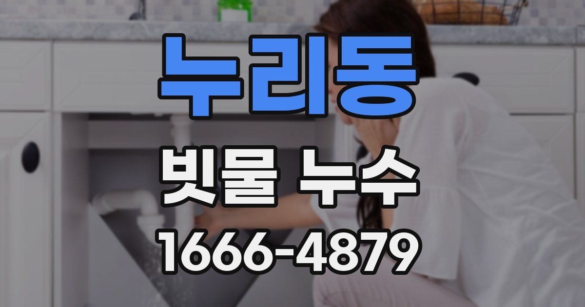 누리동 빗물 누수