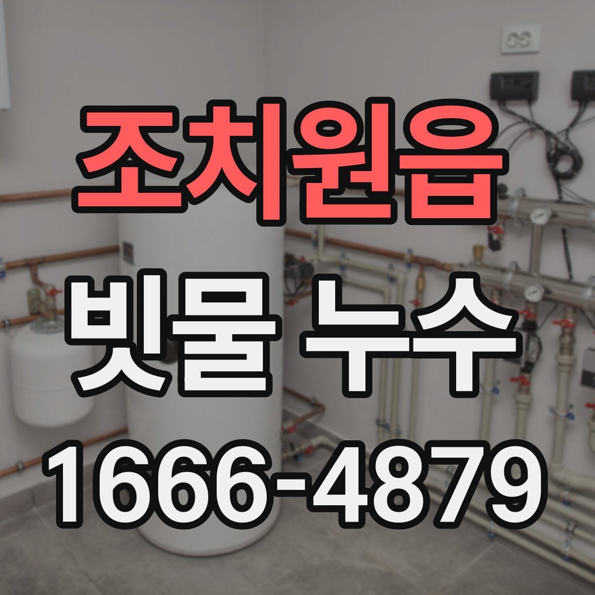 조치원읍 빗물 누수