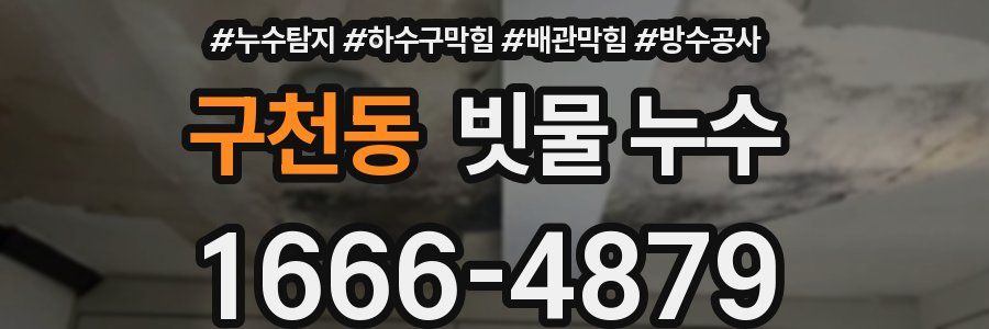 구천동 빗물 누수