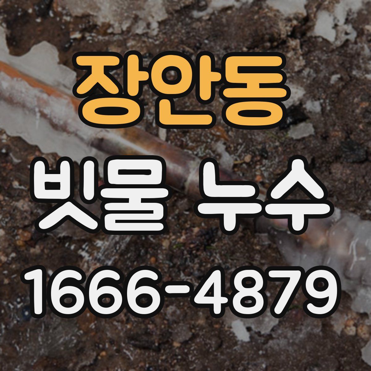 장안동 빗물 누수