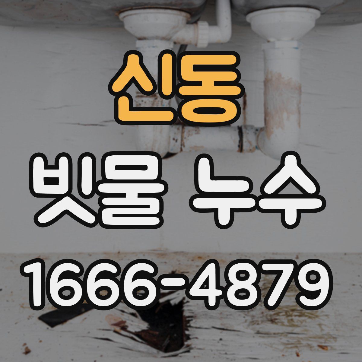 신동 빗물 누수