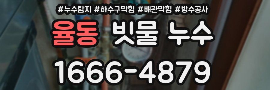 율동 빗물 누수