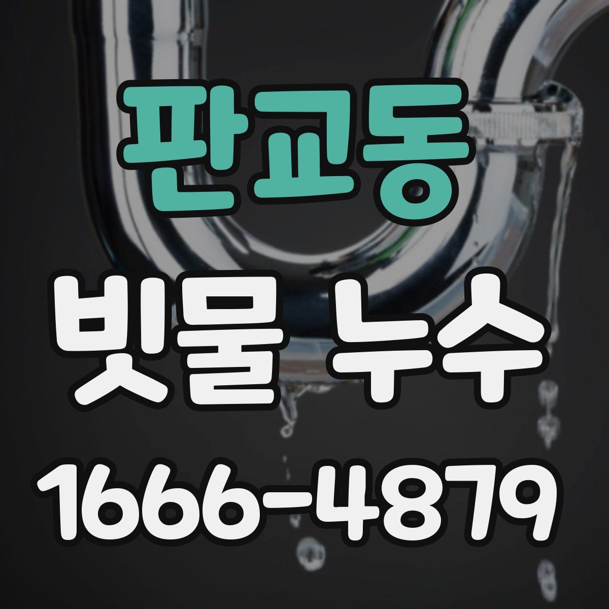판교동 빗물 누수