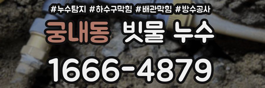 궁내동 빗물 누수