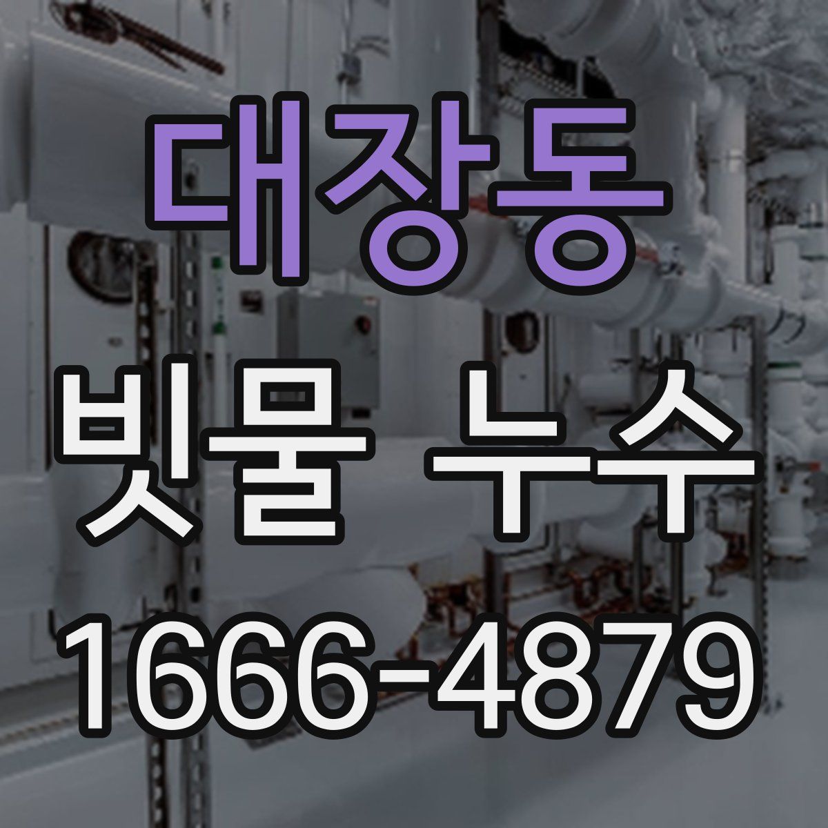 대장동 빗물 누수