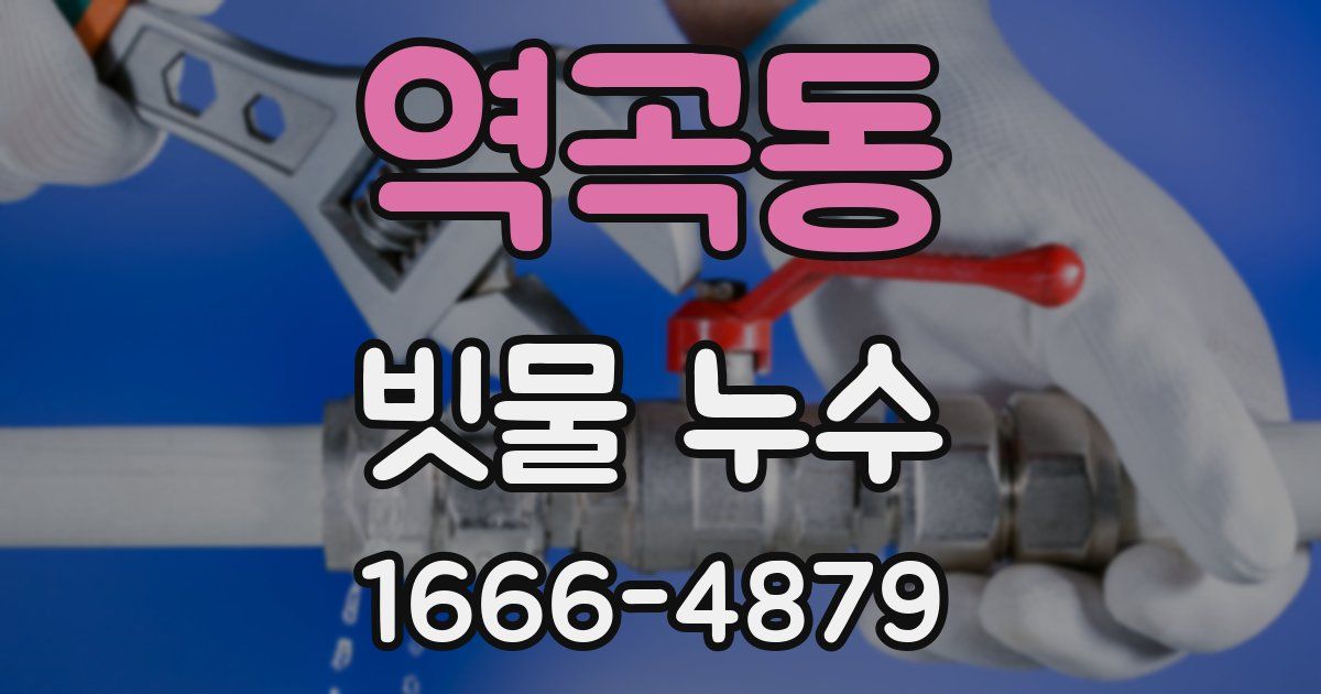 역곡동 빗물 누수