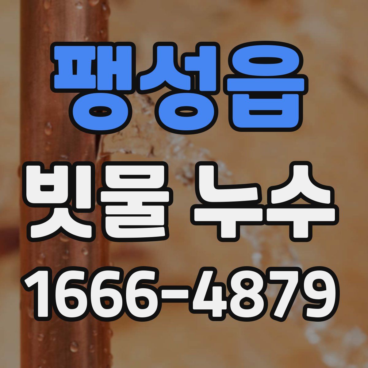 팽성읍 빗물 누수