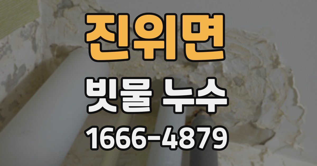 진위면 빗물 누수