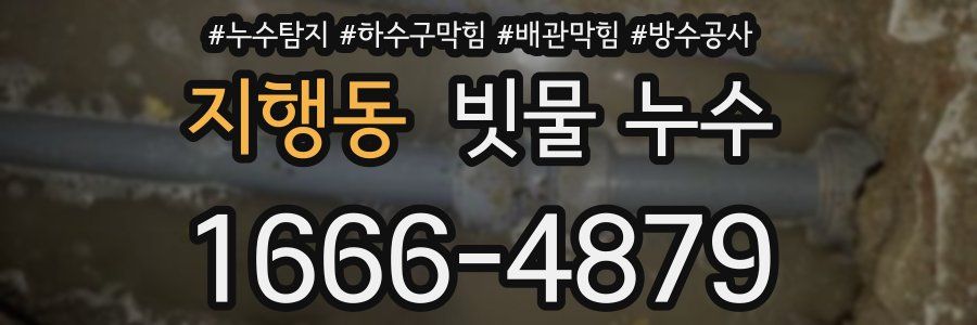 지행동 빗물 누수