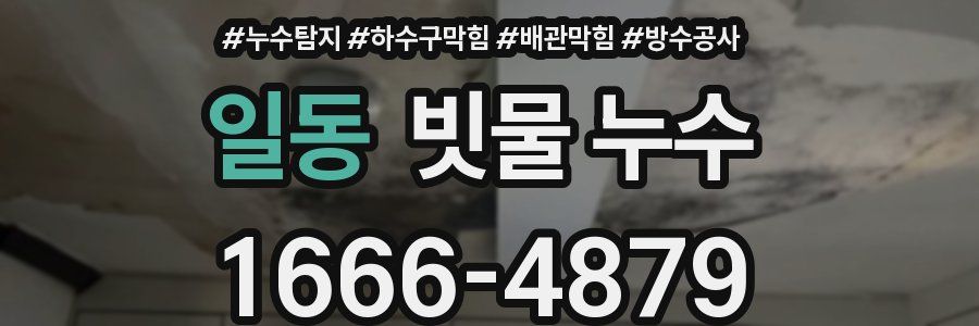 일동 빗물 누수