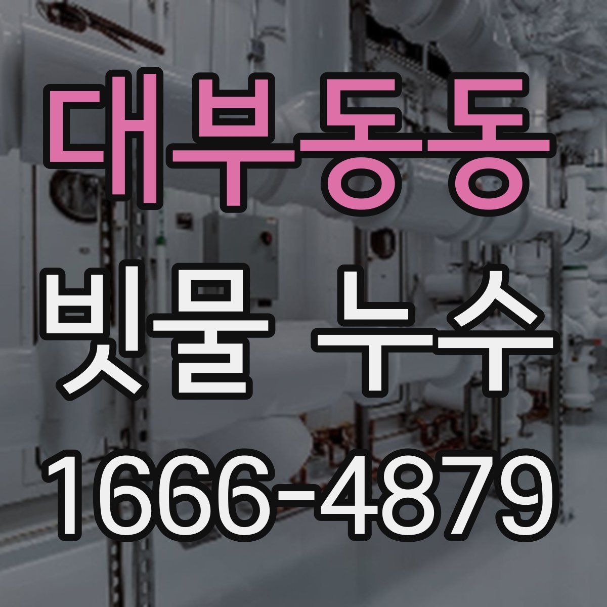 대부동동 빗물 누수