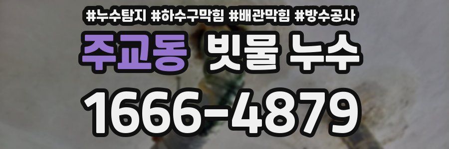 주교동 빗물 누수