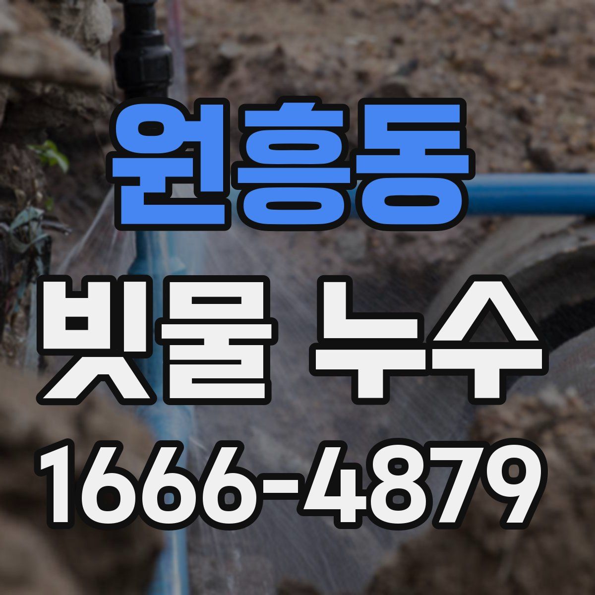 원흥동 빗물 누수