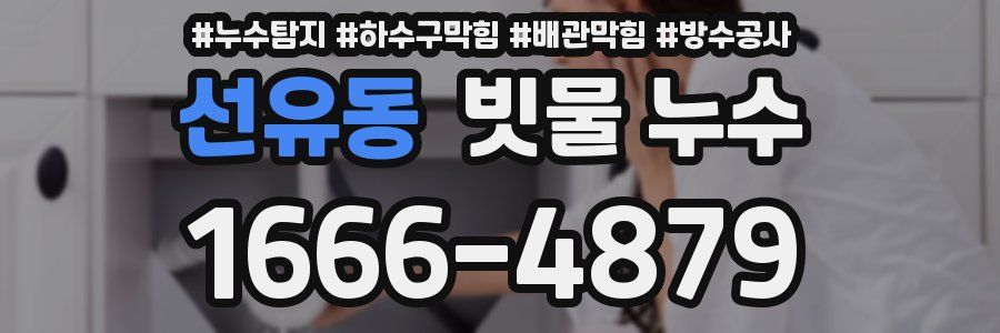 선유동 빗물 누수