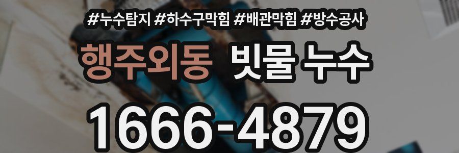 행주외동 빗물 누수