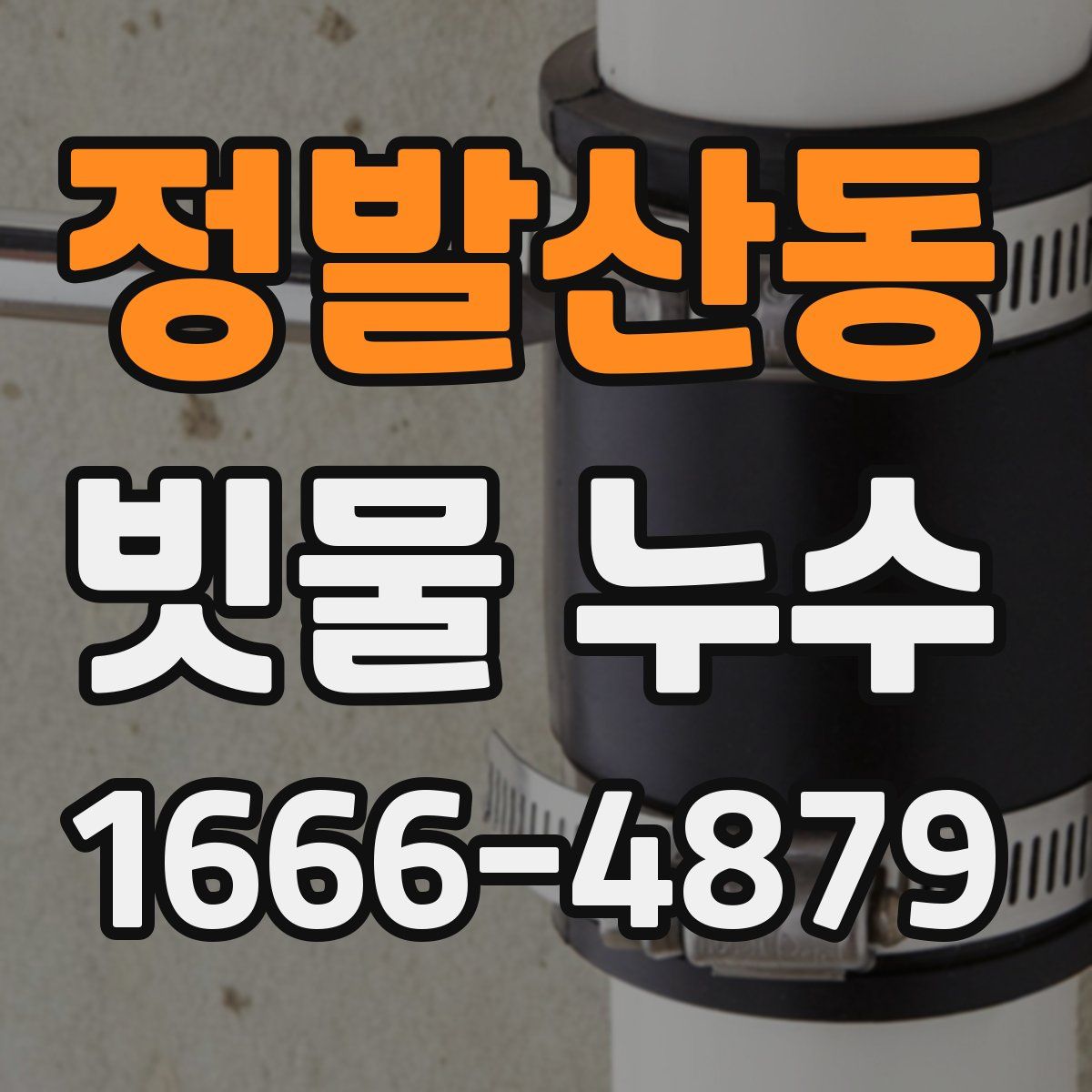 정발산동 빗물 누수