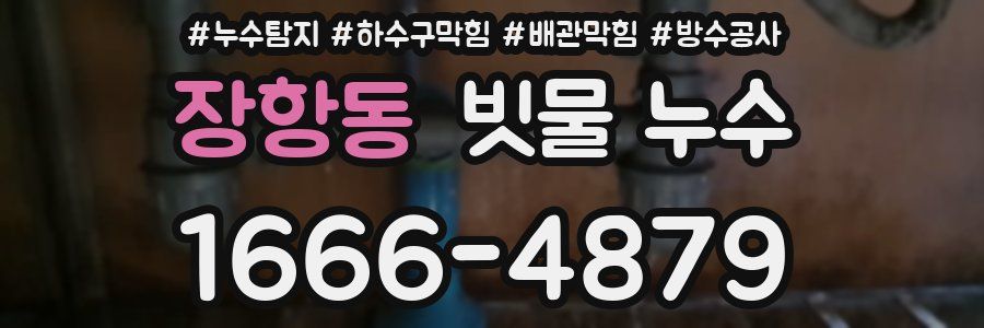 장항동 빗물 누수
