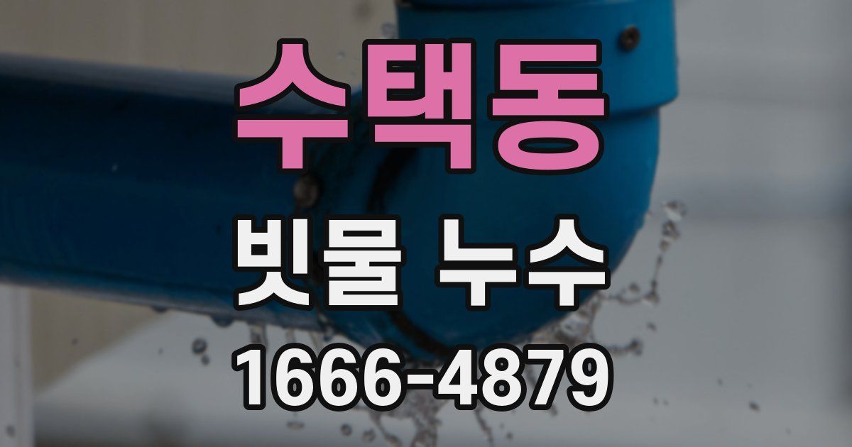 수택동 빗물 누수