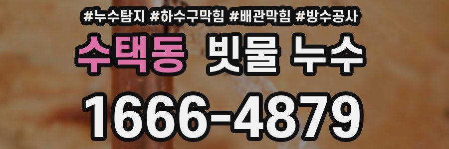 수택동 빗물 누수