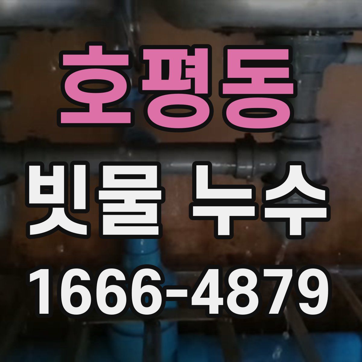 호평동 빗물 누수
