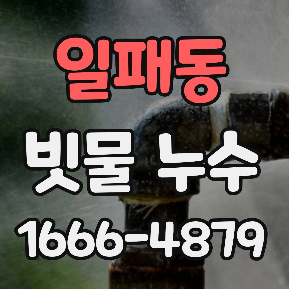 일패동 빗물 누수