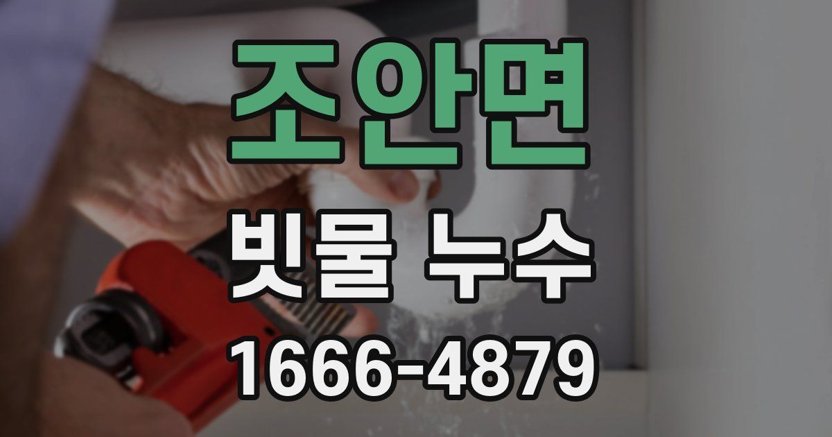 조안면 빗물 누수