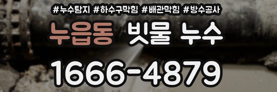 누읍동 빗물 누수