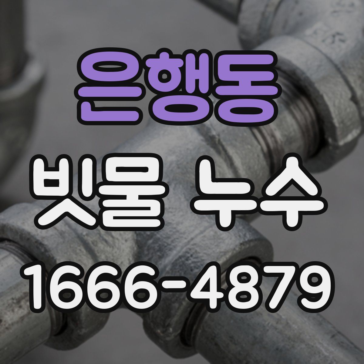 은행동 빗물 누수