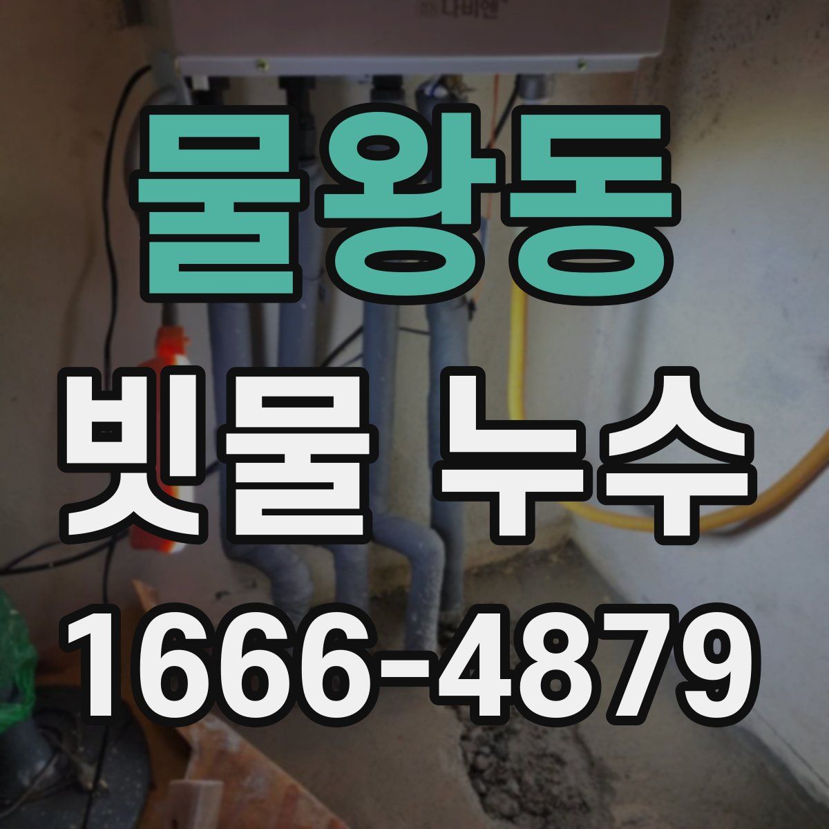 물왕동 빗물 누수