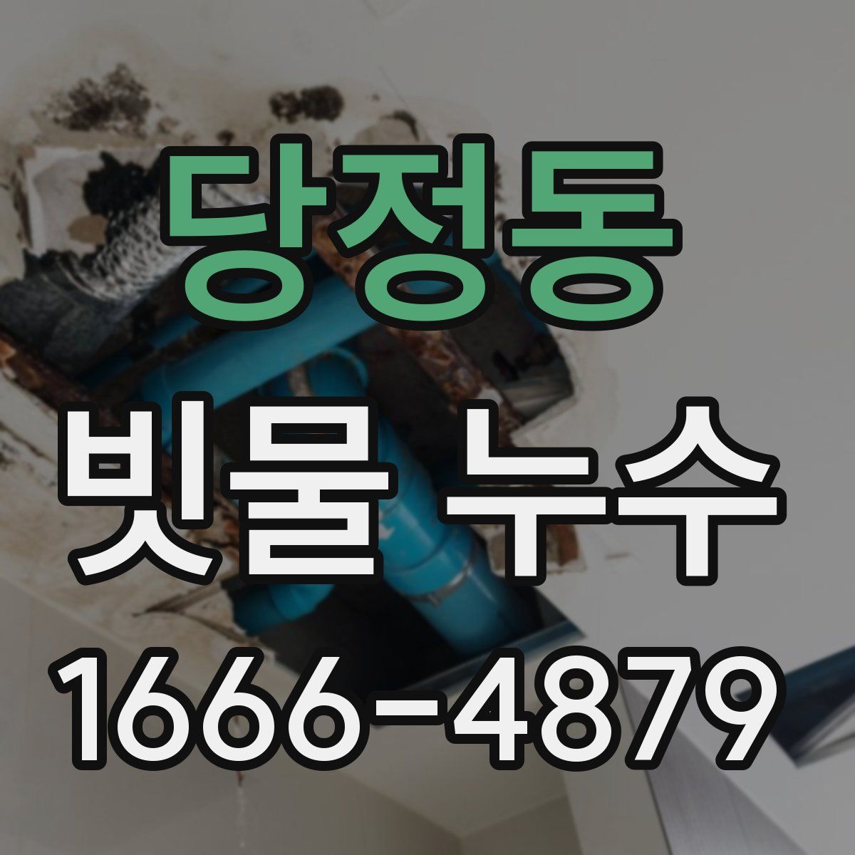 당정동 빗물 누수