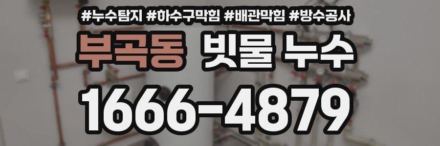 부곡동 빗물 누수