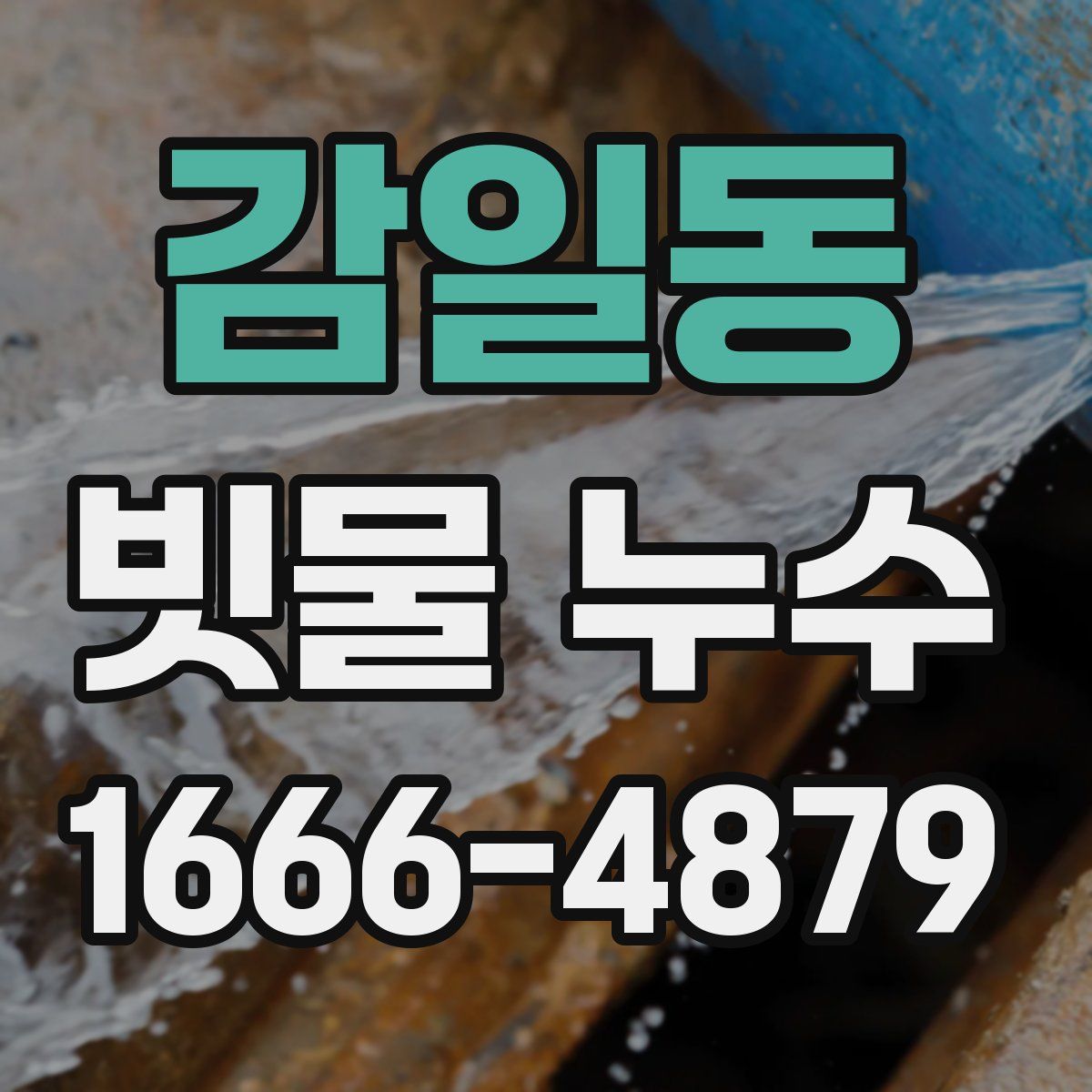 감일동 빗물 누수