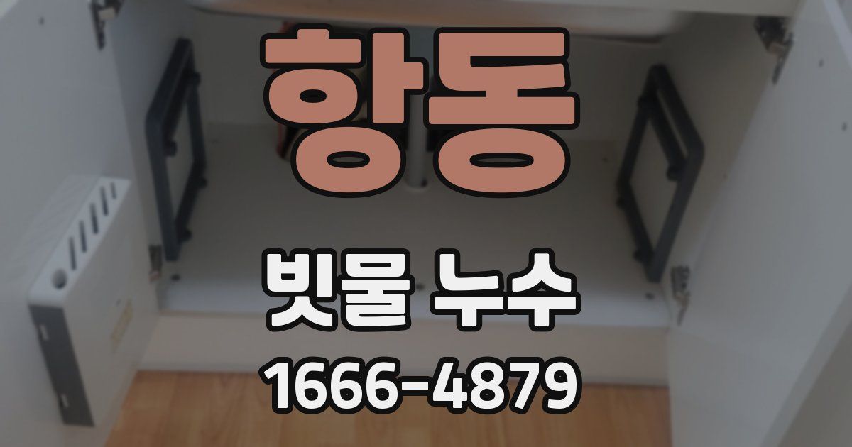 항동 빗물 누수
