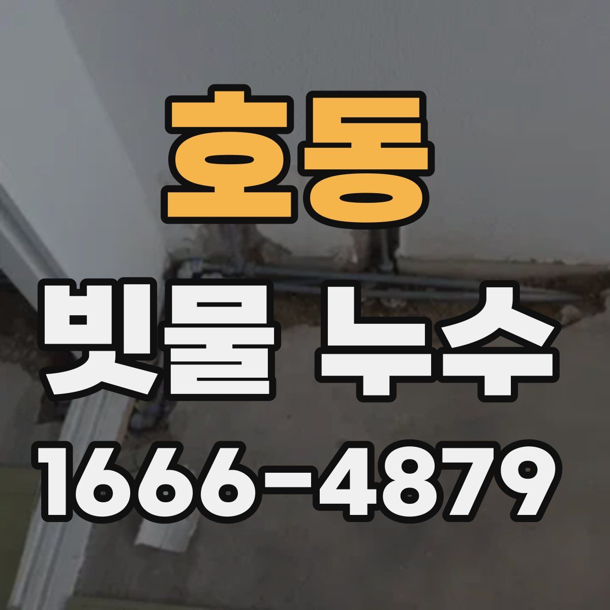 호동 빗물 누수