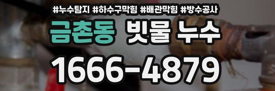 금촌동 빗물 누수